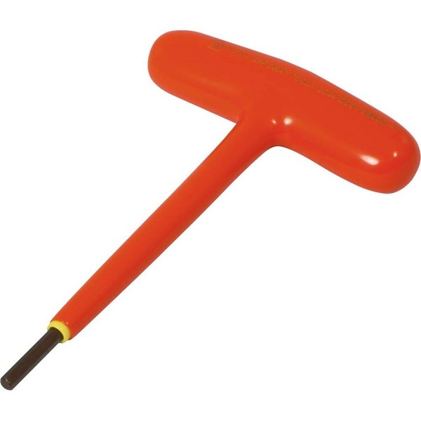 Gray Tools 9/64" S2 T-handle Hex Key, 1000V Insulated 68609-I